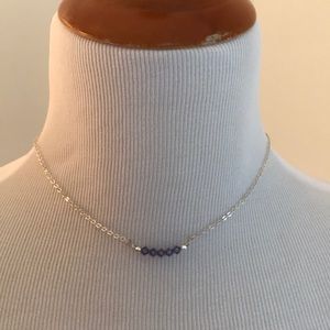 Sterling Tanzanite Necklace
